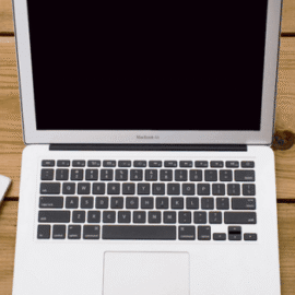 Mac Book Air and a cup of Coffee Mac Book Air and a cup of Coffee